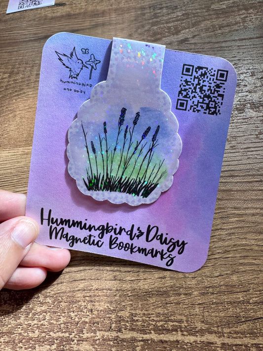 Lavender Magnetic Bookmark